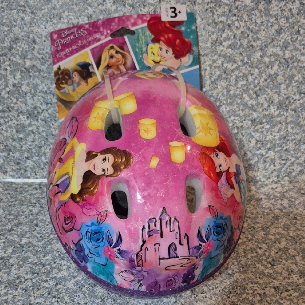 Disney Princess Pink and Purple Kids Helmet